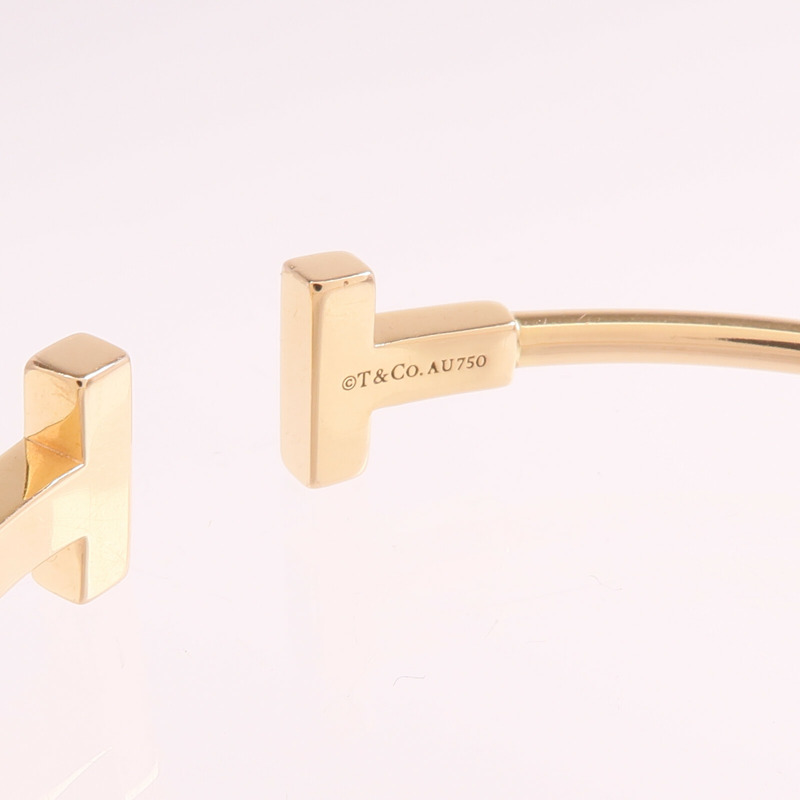 TIFFANY＆CO 18K玫瑰金T Wire Bracelet手鐲-4
