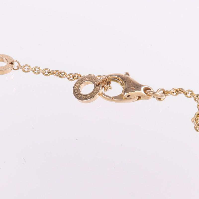 BVLGARI 18K玫瑰金/陶瓷B.Zero1 Necklace鑽石項鍊-4