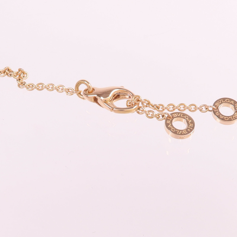 BVLGARI 18K玫瑰金B.zero1 Necklace鑽石項鍊-4