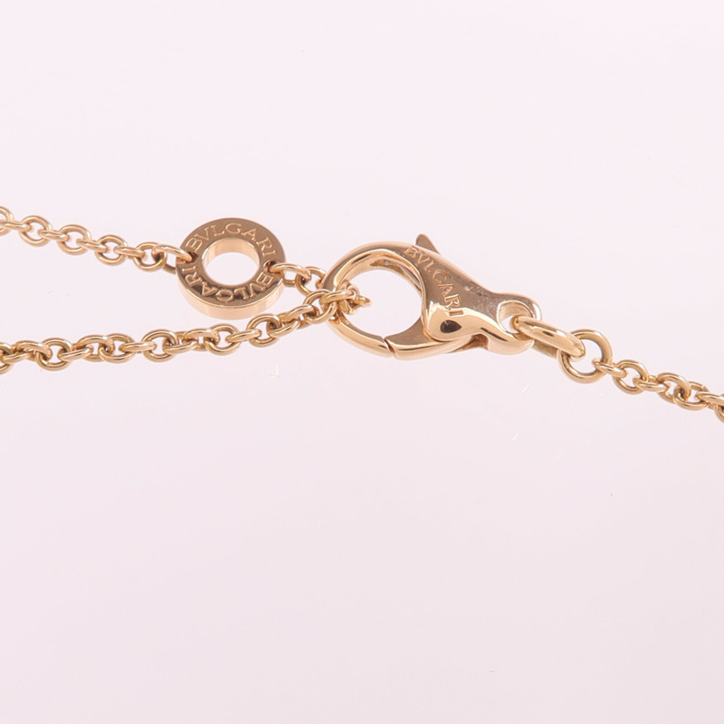 BVLGARI 18K玫瑰金/陶瓷B.Zero1 Necklace鑽石項鍊-4