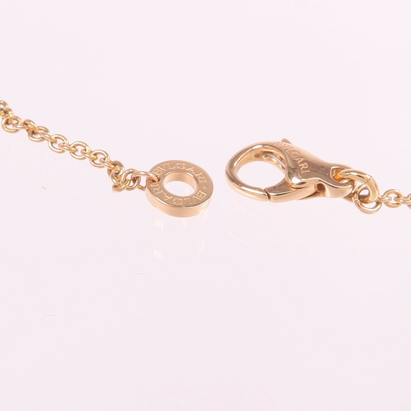 BVLGARI 18K玫瑰金/陶瓷B.Zero1 Necklace鑽石項鍊-5