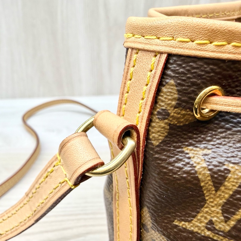 LV原花nano noe抽繩束口小水桶包M41346-13