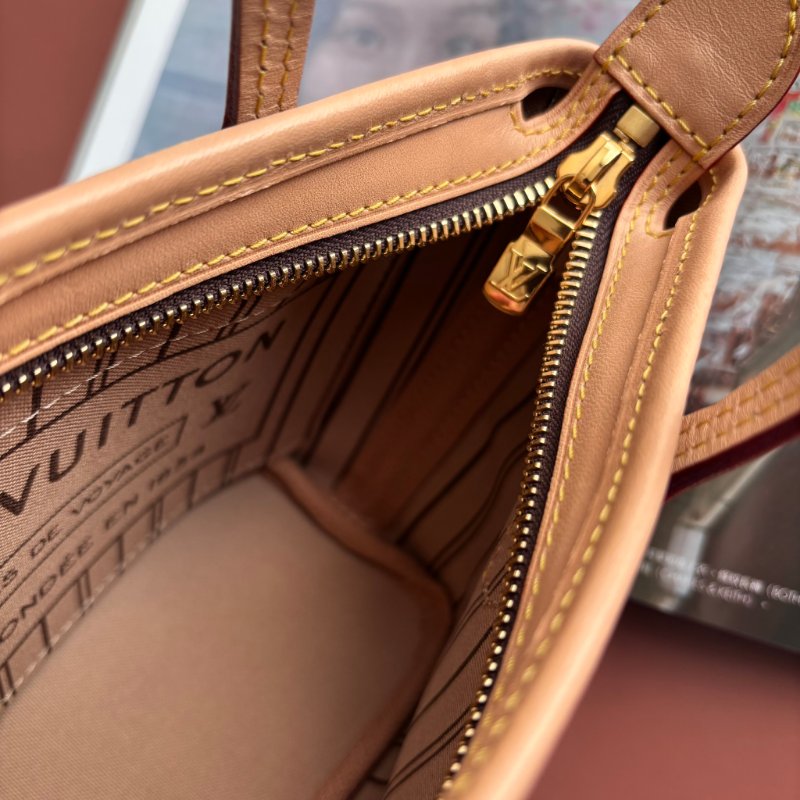 超級可愛 ::LOUIS VUITTON:: LV M46705 NEVERFULL BB 經典花紋托特包 手提包 斜背包-36