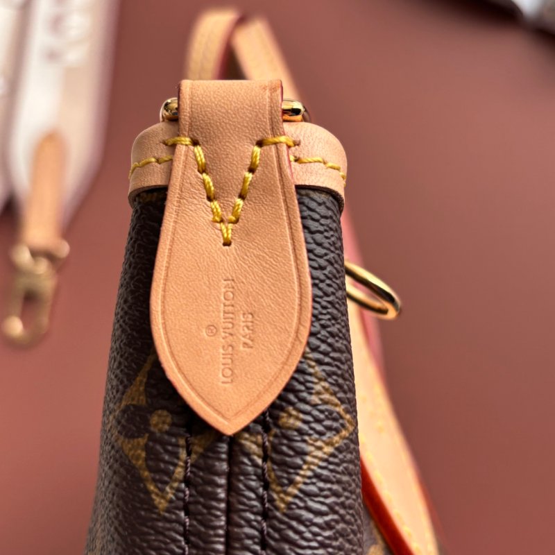 超級可愛 ::LOUIS VUITTON:: LV M46705 NEVERFULL BB 經典花紋托特包 手提包 斜背包-39