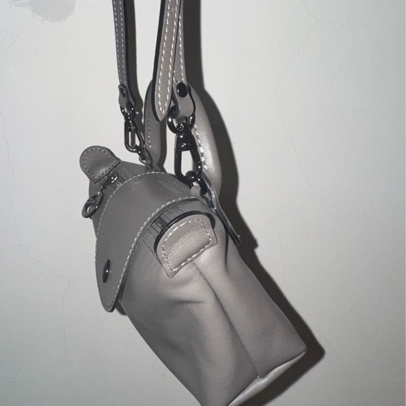 LE PLIAGE XTRA 手拿包 XS 斑鳩色 - 皮革-2