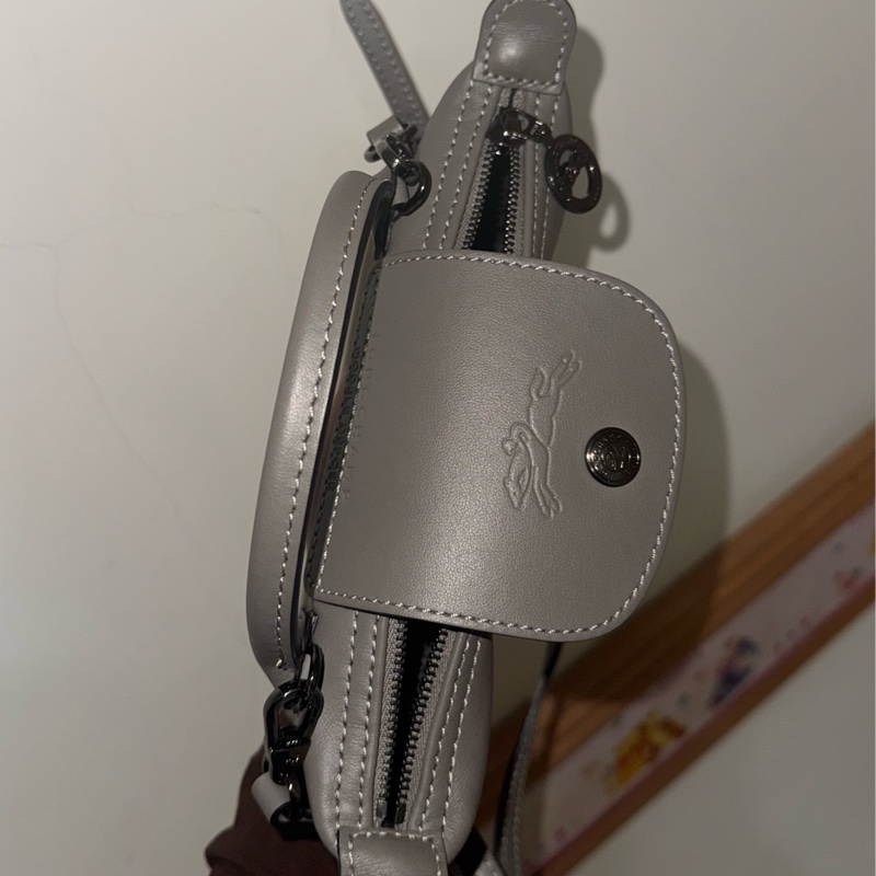 LE PLIAGE XTRA 手拿包 XS 斑鳩色 - 皮革-12
