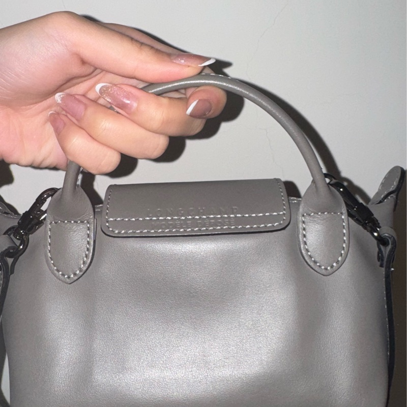 LE PLIAGE XTRA 手拿包 XS 斑鳩色 - 皮革-15