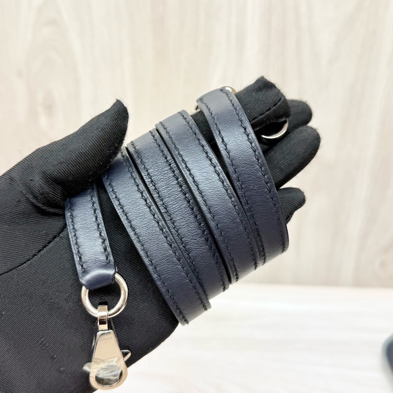 HERMES 76深海藍Swift皮銀釦Bolide27-8