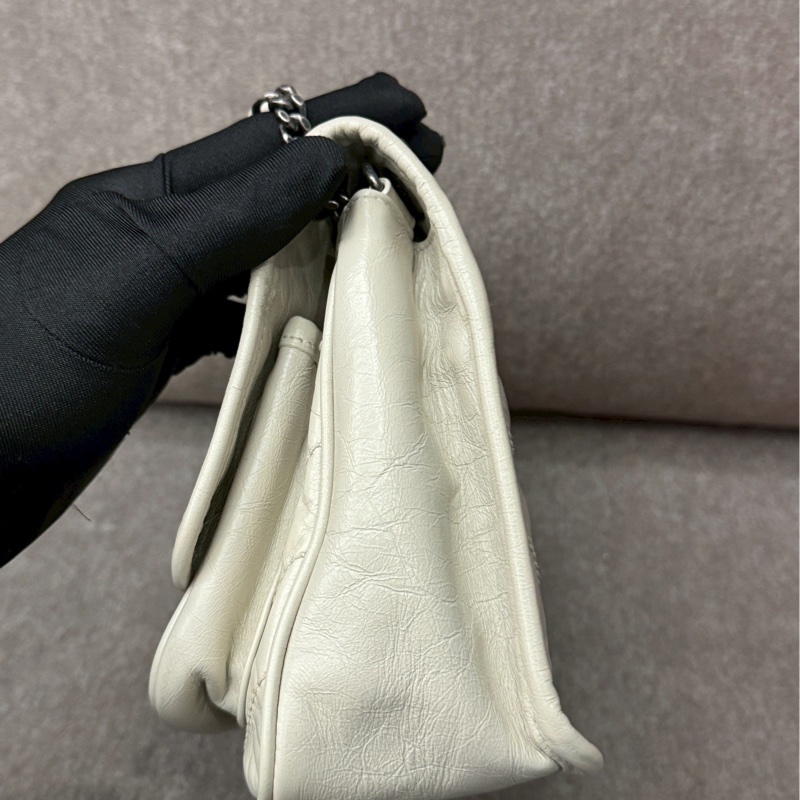 YSL 白色Niki小號-1
