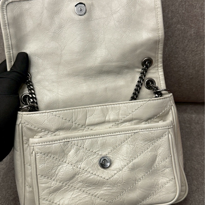 YSL 白色Niki小號-6