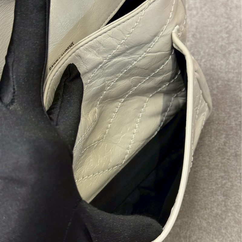 YSL 白色Niki小號-8