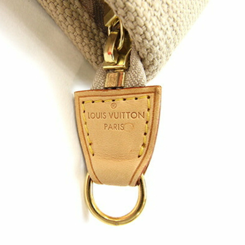 路易威登 Antigua Cabas MM 手提包 M40035 米色/紅色帆布單肩包 女士 LOUISVUITTON-2