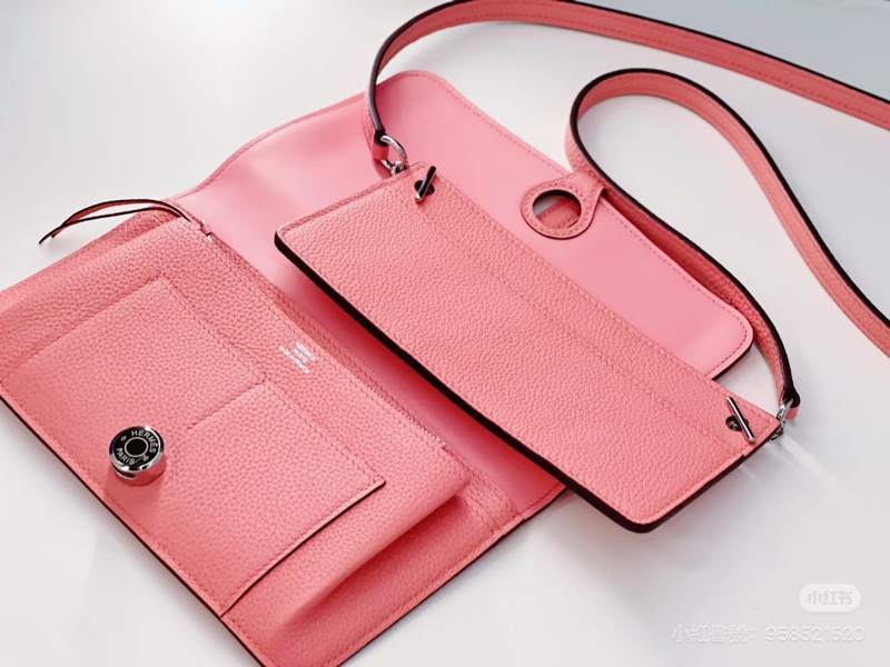 Hermes 愛馬仕 dogon 銀釦 黃色 長夾 皮夾 皮包 斜背包 肩背包-27