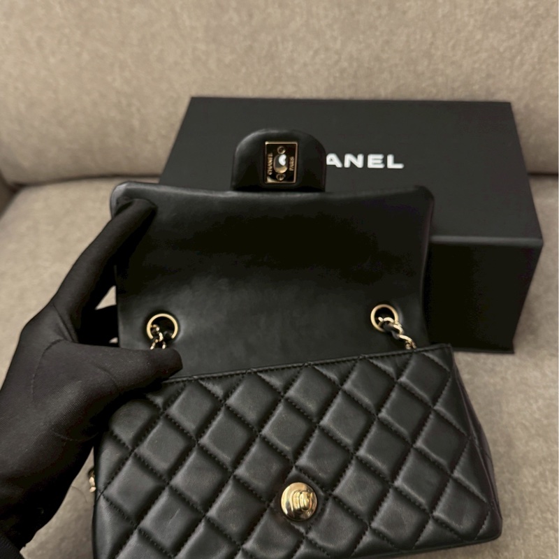 香奈兒羊皮coco mini-9