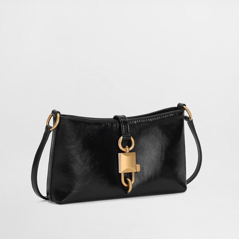 Dolce & Gabbana 女士 小牛皮鎖扣式肩包均碼碼20cm*4cm*12cm-1
