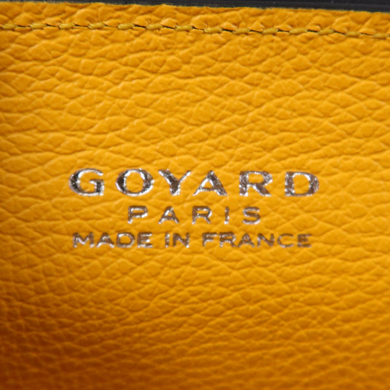 GOYARD 塗層帆布Saigon Souple Mini銀扣手挽肩背兩用袋-5