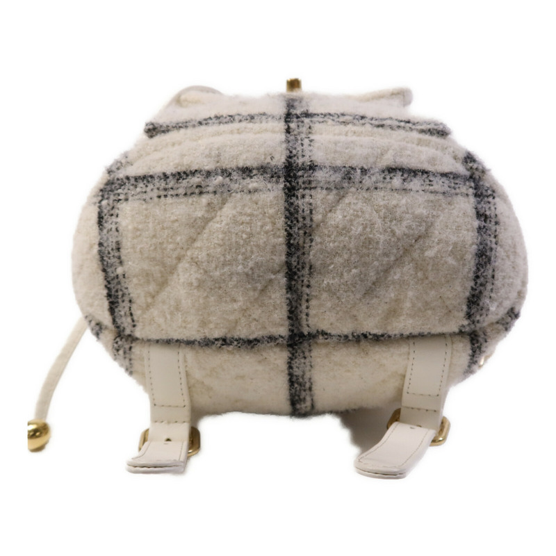 CHANEL Tweed 22K Duma金扣鏈帶背包-3