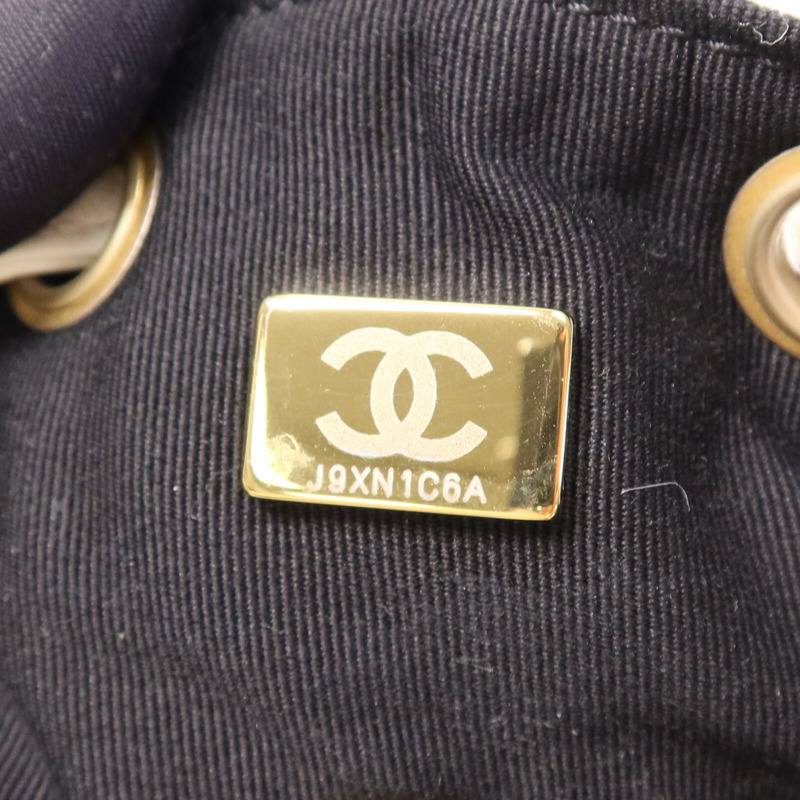 CHANEL Tweed 22K Duma金扣鏈帶背包-7