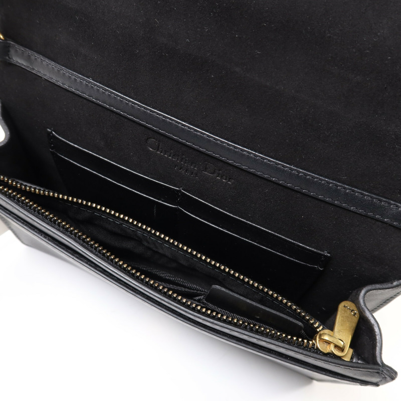 Dior 牛皮皮革Stars Wallet On Chain金扣鏈帶肩背袋-4