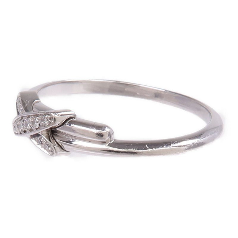 Chaumet 18K白金Jeux de Liens Ring鑽石戒指Chaumet#52/US#6.25-2