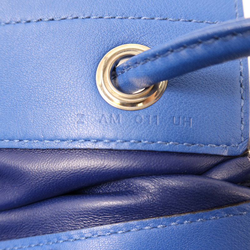 HERMES Swift皮革Aline銀扣肩背Bleu Electrique-6