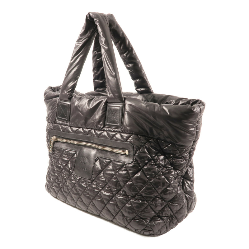 CHANEL 尼龍Coco Cocoon Tote Bag銀扣手挽袋-2