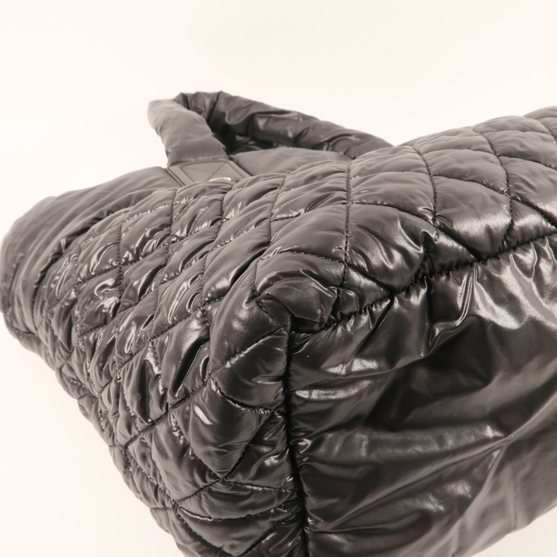 CHANEL 尼龍Coco Cocoon Tote Bag銀扣手挽袋-7