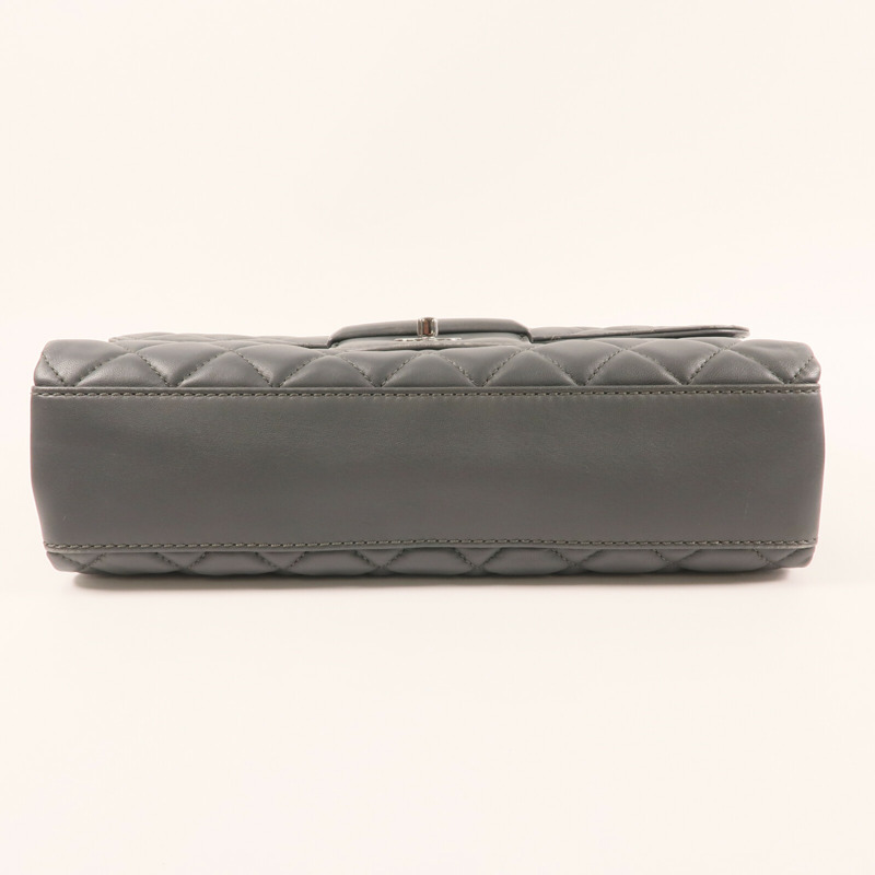 CHANEL 羊皮皮革Shoulder Bag銀扣鏈帶肩背袋-3