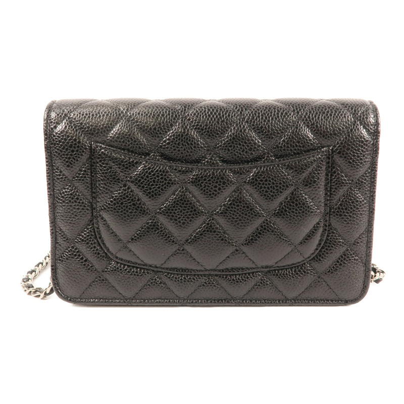 CHANEL WOC Wallet On Chain銀扣鏈帶肩背袋-1
