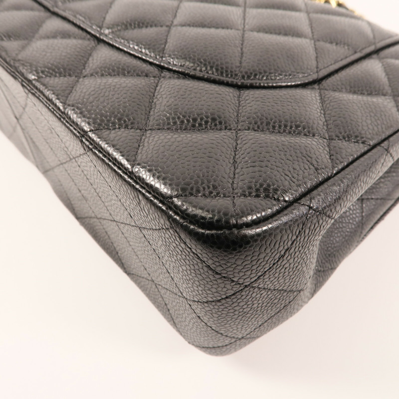 CHANEL 牛皮皮革Large Classic金扣鏈帶肩背袋-8