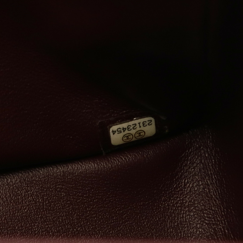 CHANEL 牛皮皮革Large Classic金扣鏈帶肩背袋-15