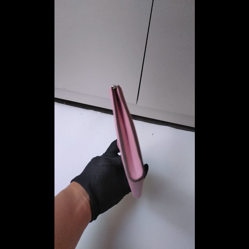 Hermes 粉皮L 拉鍊長夾-6
