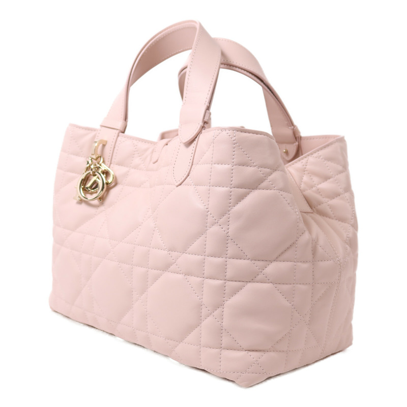 Dior 牛皮皮革Medium Toujours Bag金扣手挽袋-2