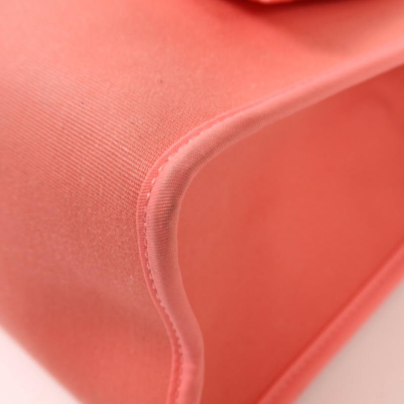 HERMES 帆布Herbag PM銀扣手挽肩背兩用袋Rose Azalee-13