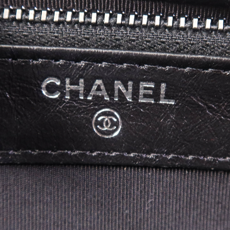 CHANEL 羊皮皮革Gabrielle Wallet On Chain鏈帶肩背袋-5