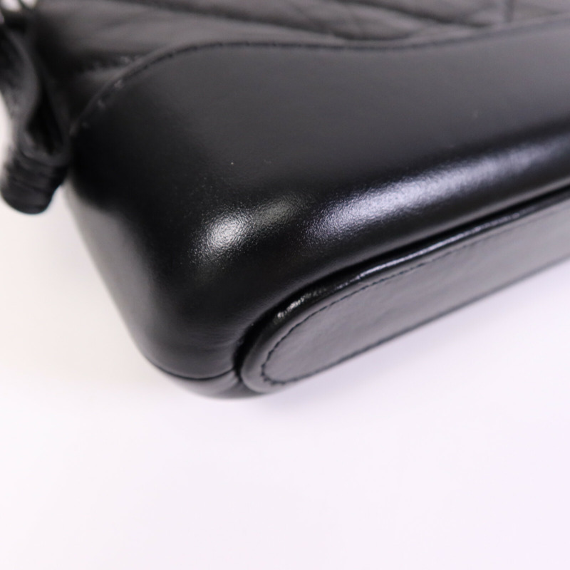 CHANEL 羊皮皮革Gabrielle Wallet On Chain鏈帶肩背袋-12