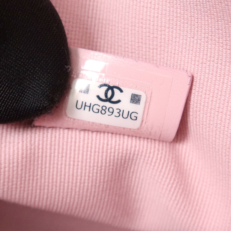 CHANEL 羊皮皮革Shoulder Bag金扣鏈帶肩背袋-8