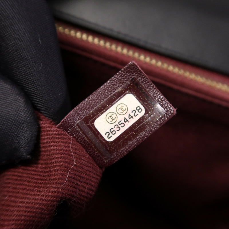 CHANEL 牛皮皮革Shoulder Bag金扣鏈帶手挽肩背兩用袋-7