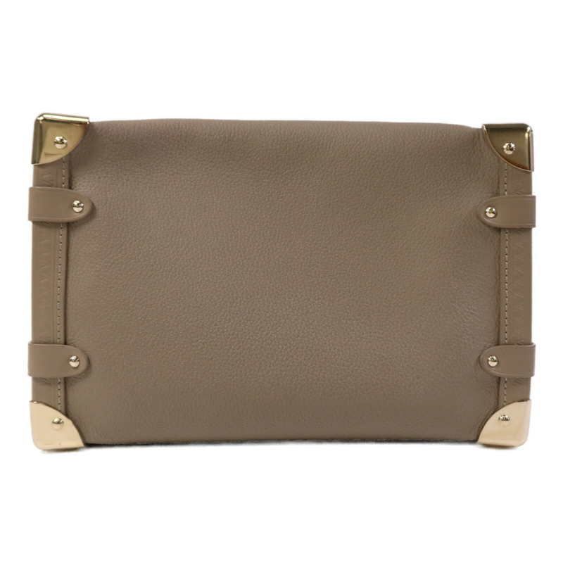 LOUIS VUITTON 牛皮皮革Side Trunk MM金扣肩背袋-1