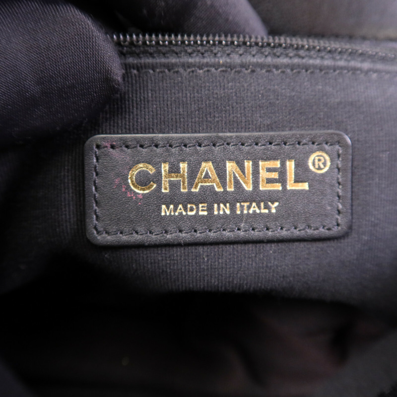CHANEL 牛皮皮革Chain Shoulder Bag金扣手挽肩背兩用袋-5