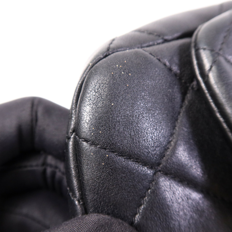 CHANEL 牛皮皮革Chain Shoulder Bag金扣手挽肩背兩用袋-16