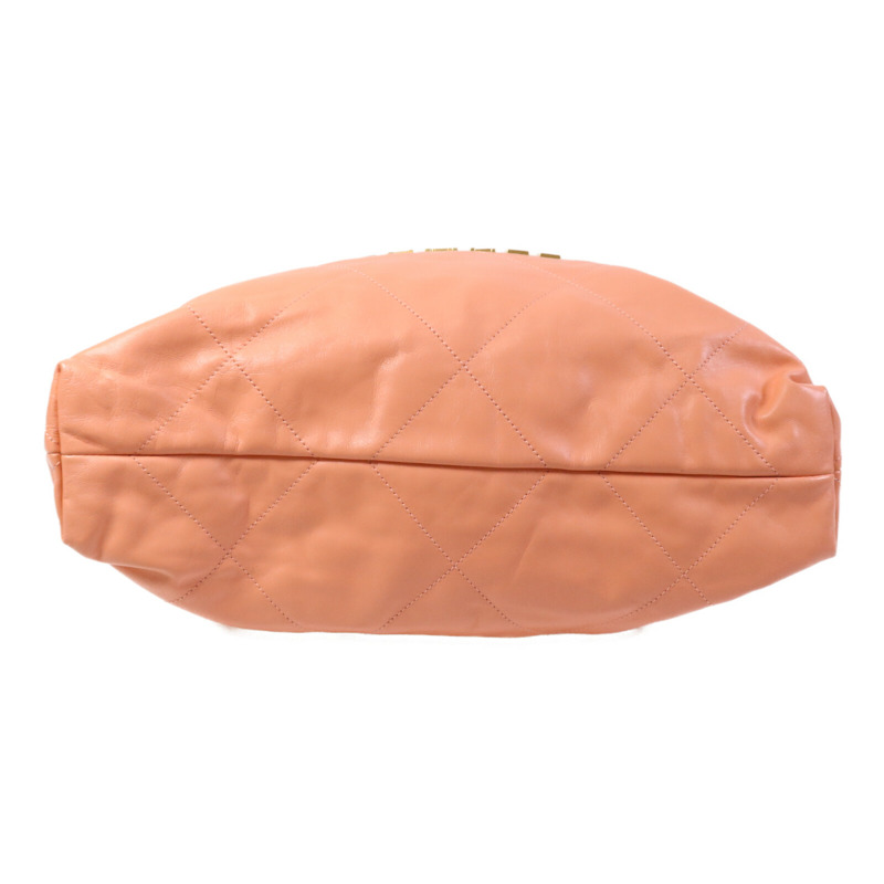 CHANEL 牛皮皮革22 Medium金扣鏈帶肩背袋-3