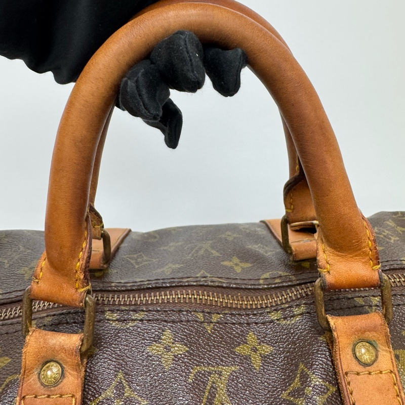 Louis Vuitton Keepall 50旅行袋 vintage 中古 二手 手提 斜背-14