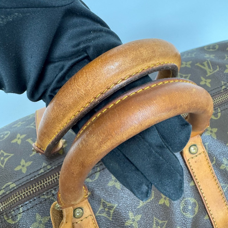 Louis Vuitton Keepall 50旅行袋 vintage 中古 二手 手提 斜背-16