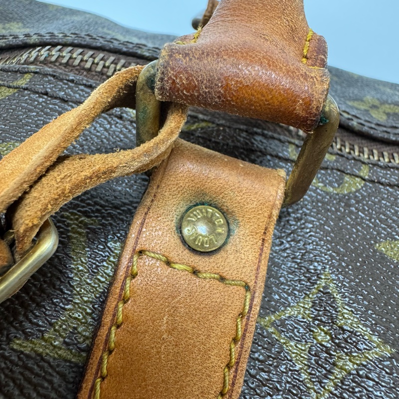 Louis Vuitton Keepall 50旅行袋 vintage 中古 二手 手提 斜背-19
