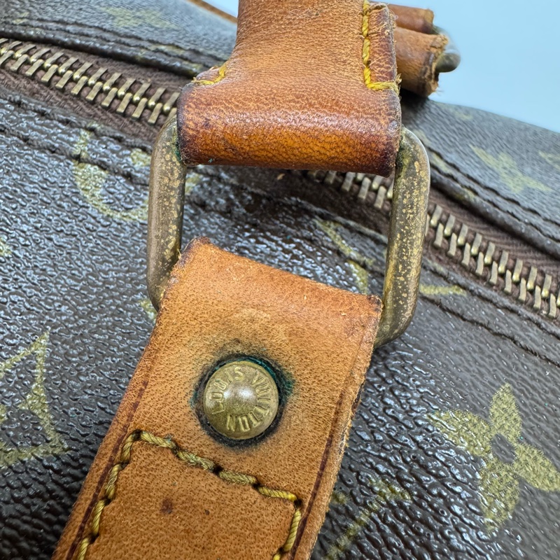 Louis Vuitton Keepall 50旅行袋 vintage 中古 二手 手提 斜背-20