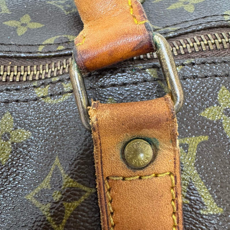 Louis Vuitton Keepall 50旅行袋 vintage 中古 二手 手提 斜背-23
