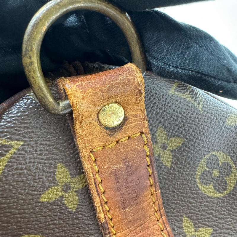 Louis Vuitton Keepall 50旅行袋 vintage 中古 二手 手提 斜背-28
