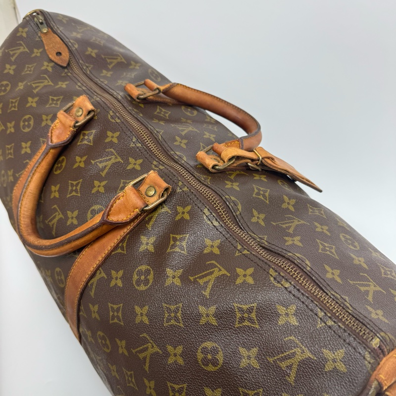 Louis Vuitton Keepall 50旅行袋 vintage 中古 二手 手提 斜背-29