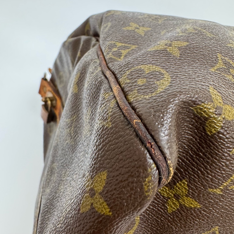 Louis Vuitton Keepall 50旅行袋 vintage 中古 二手 手提 斜背-31